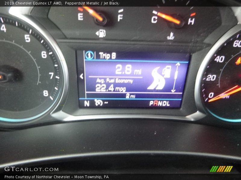 Pepperdust Metallic / Jet Black 2019 Chevrolet Equinox LT AWD
