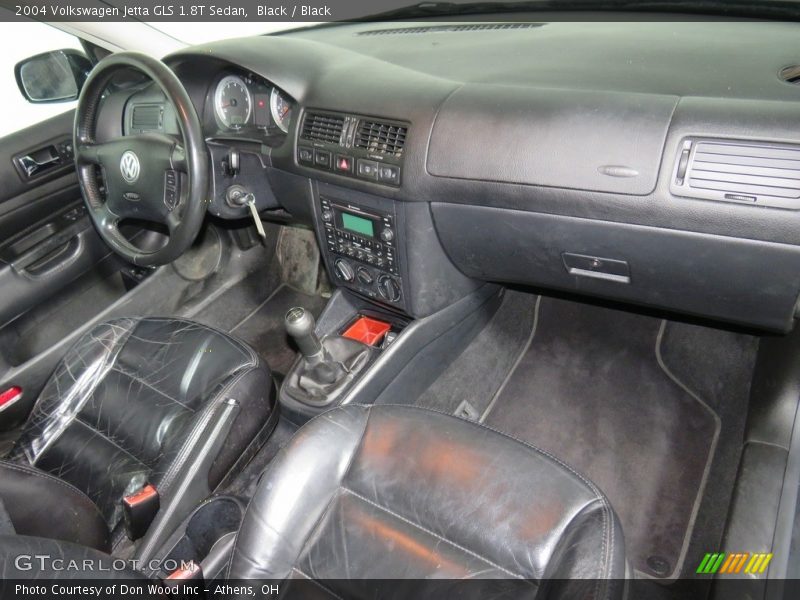 Black / Black 2004 Volkswagen Jetta GLS 1.8T Sedan