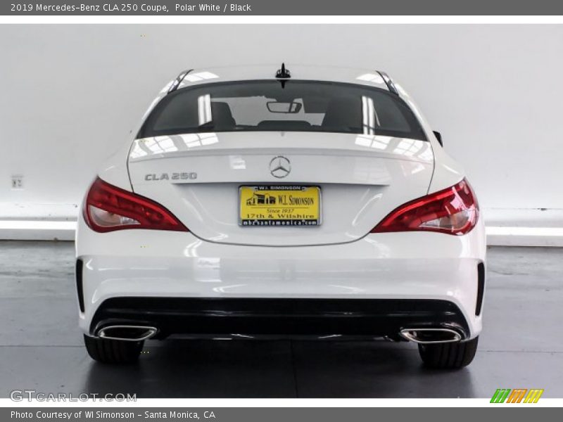 Polar White / Black 2019 Mercedes-Benz CLA 250 Coupe