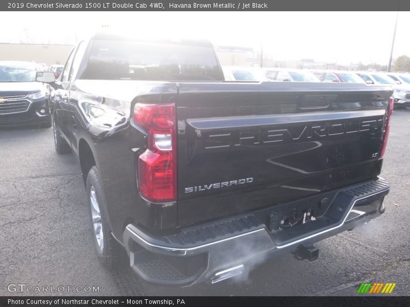 Havana Brown Metallic / Jet Black 2019 Chevrolet Silverado 1500 LT Double Cab 4WD