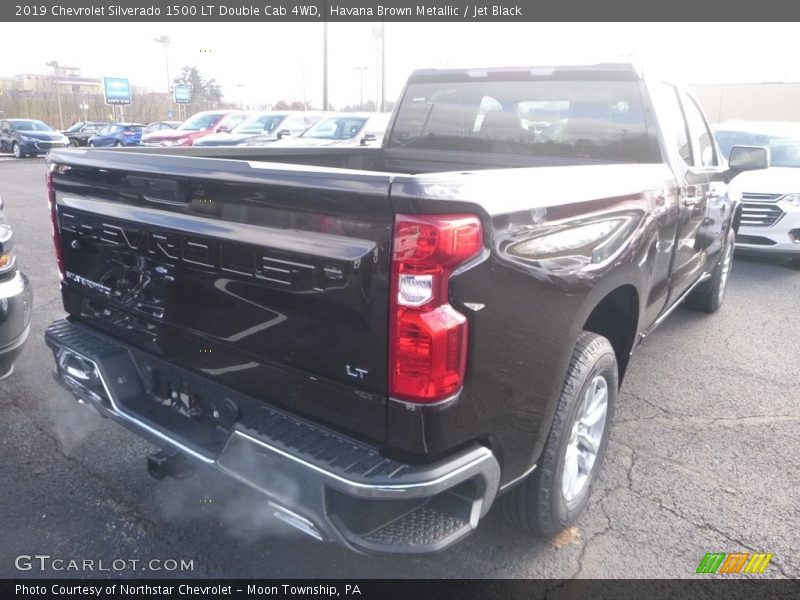 Havana Brown Metallic / Jet Black 2019 Chevrolet Silverado 1500 LT Double Cab 4WD