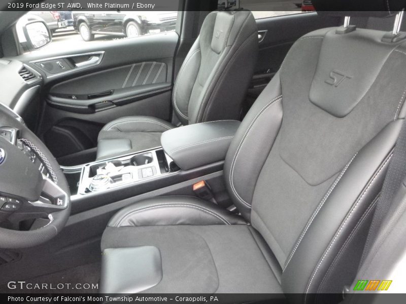 Front Seat of 2019 Edge ST AWD