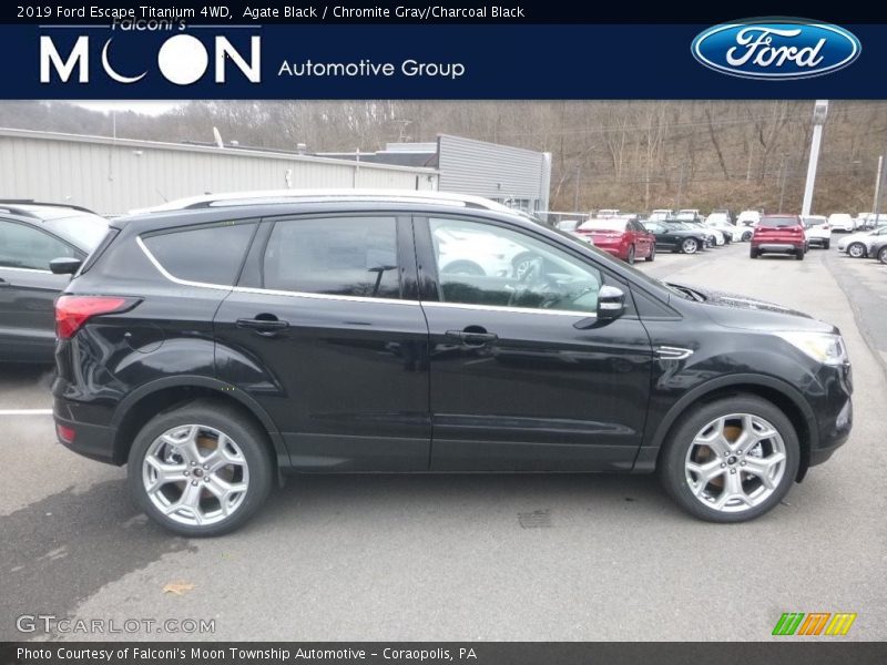 Agate Black / Chromite Gray/Charcoal Black 2019 Ford Escape Titanium 4WD