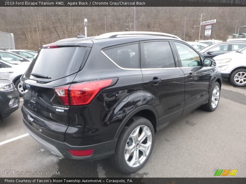 Agate Black / Chromite Gray/Charcoal Black 2019 Ford Escape Titanium 4WD