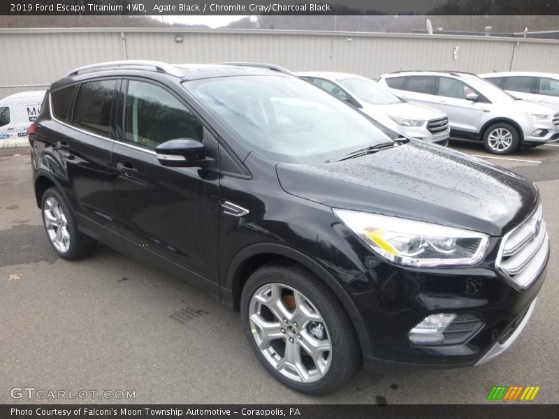 Agate Black / Chromite Gray/Charcoal Black 2019 Ford Escape Titanium 4WD