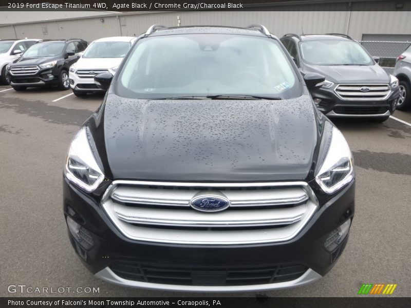 Agate Black / Chromite Gray/Charcoal Black 2019 Ford Escape Titanium 4WD
