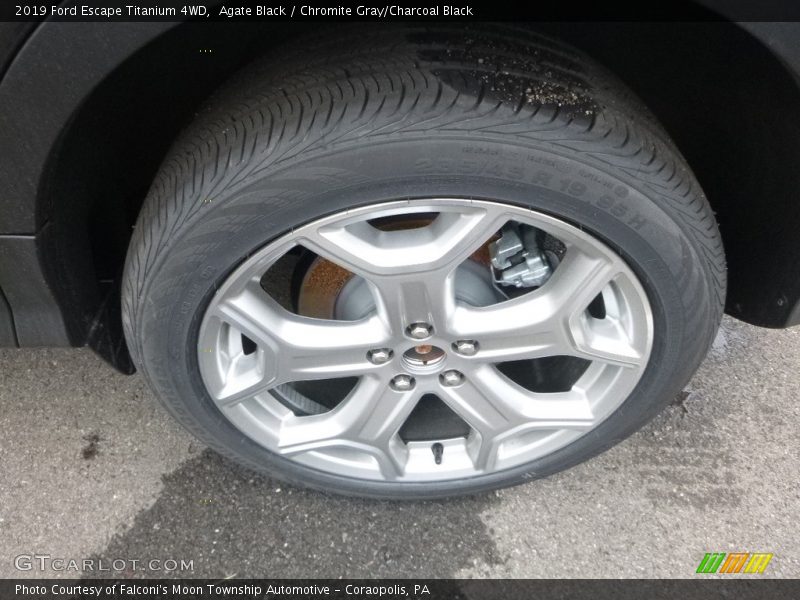 Agate Black / Chromite Gray/Charcoal Black 2019 Ford Escape Titanium 4WD
