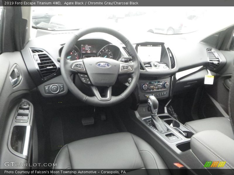 Agate Black / Chromite Gray/Charcoal Black 2019 Ford Escape Titanium 4WD