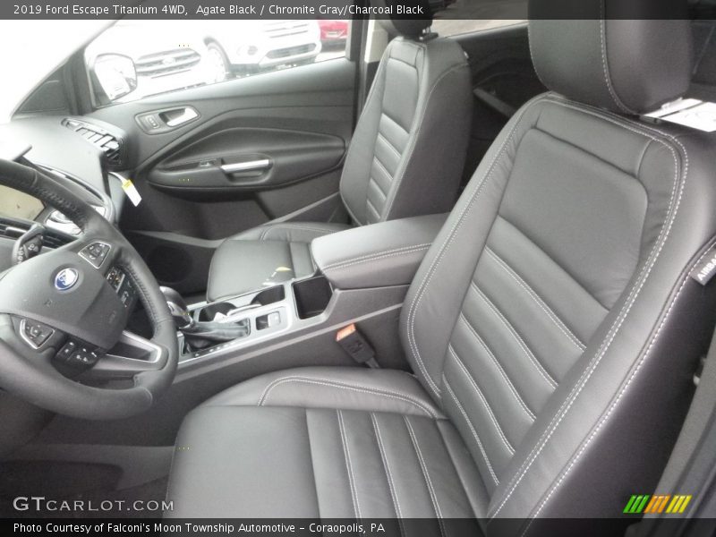 Agate Black / Chromite Gray/Charcoal Black 2019 Ford Escape Titanium 4WD