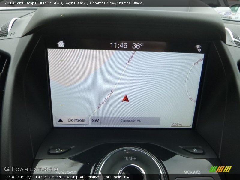 Agate Black / Chromite Gray/Charcoal Black 2019 Ford Escape Titanium 4WD