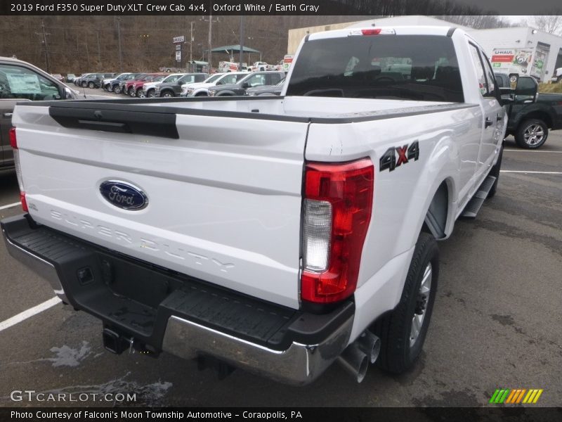 Oxford White / Earth Gray 2019 Ford F350 Super Duty XLT Crew Cab 4x4