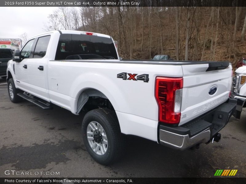 Oxford White / Earth Gray 2019 Ford F350 Super Duty XLT Crew Cab 4x4