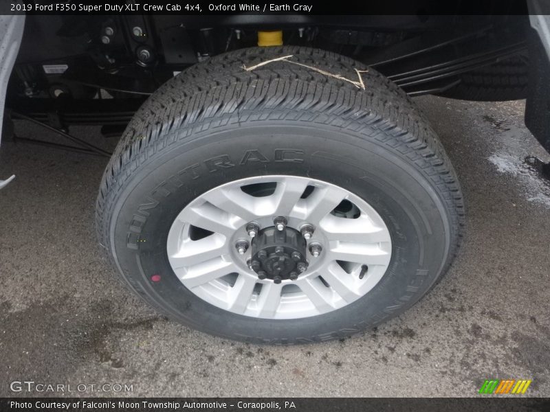 Oxford White / Earth Gray 2019 Ford F350 Super Duty XLT Crew Cab 4x4