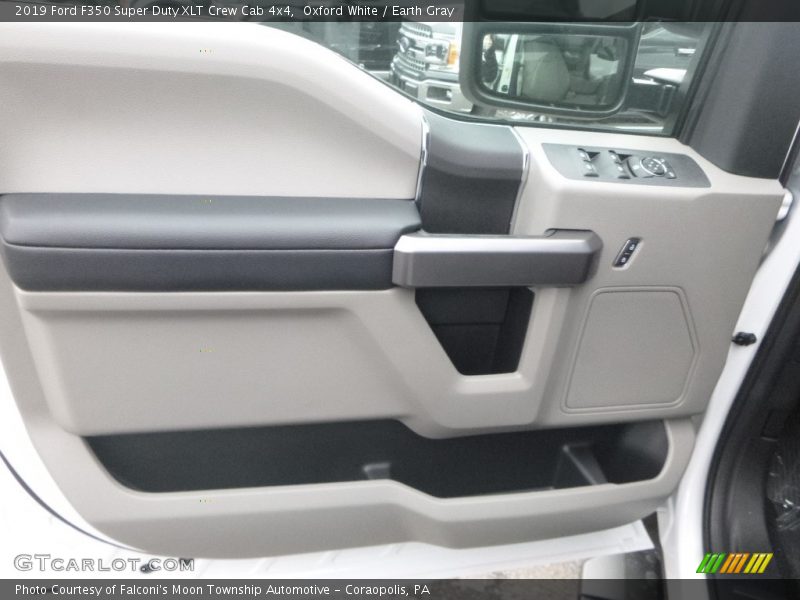 Oxford White / Earth Gray 2019 Ford F350 Super Duty XLT Crew Cab 4x4