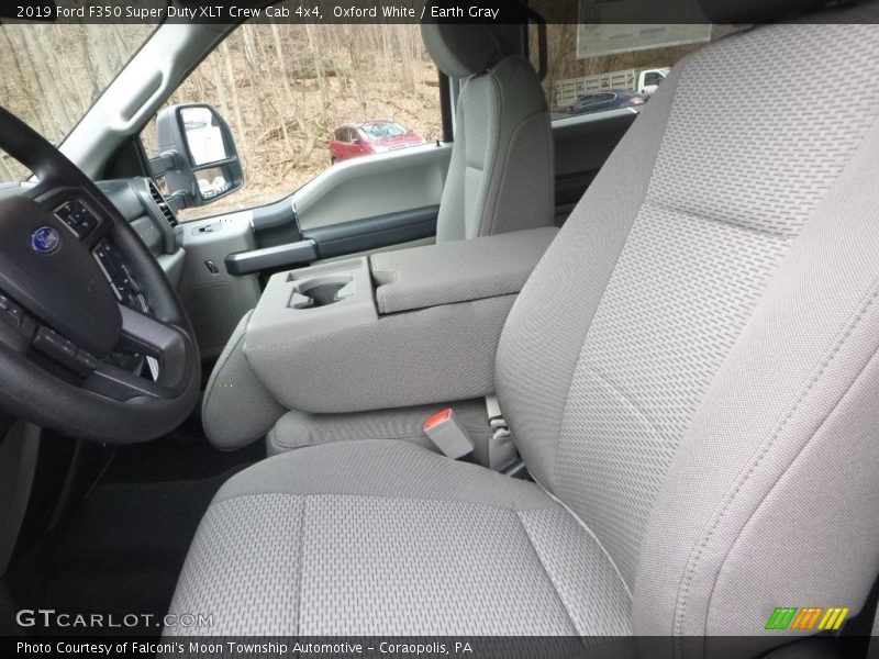 Oxford White / Earth Gray 2019 Ford F350 Super Duty XLT Crew Cab 4x4