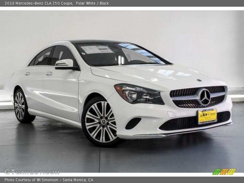 Polar White / Black 2019 Mercedes-Benz CLA 250 Coupe