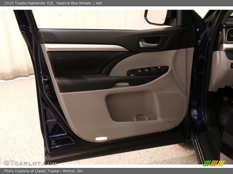 Nautical Blue Metallic / Ash 2016 Toyota Highlander XLE