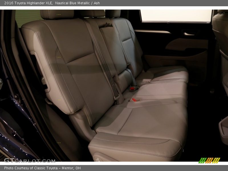 Nautical Blue Metallic / Ash 2016 Toyota Highlander XLE