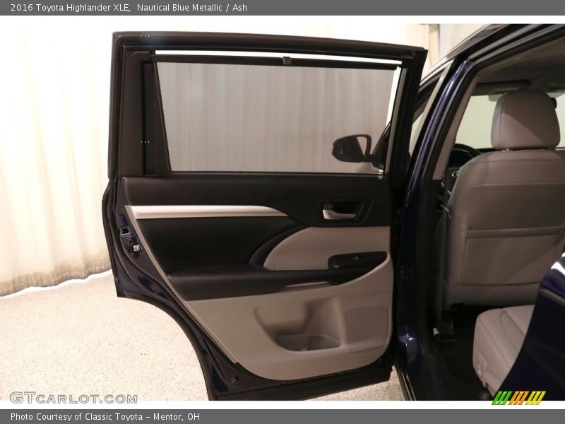 Nautical Blue Metallic / Ash 2016 Toyota Highlander XLE