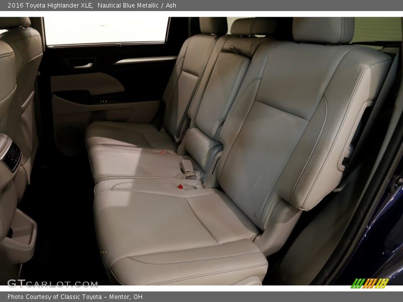 Nautical Blue Metallic / Ash 2016 Toyota Highlander XLE