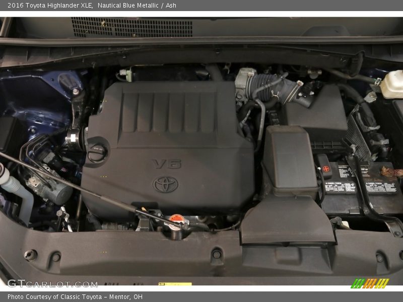 Nautical Blue Metallic / Ash 2016 Toyota Highlander XLE