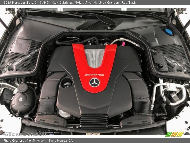  2019 C 43 AMG 4Matic Cabriolet Engine - 3.0 Liter AMG biturbo DOHC 24-Valve VVT V6
