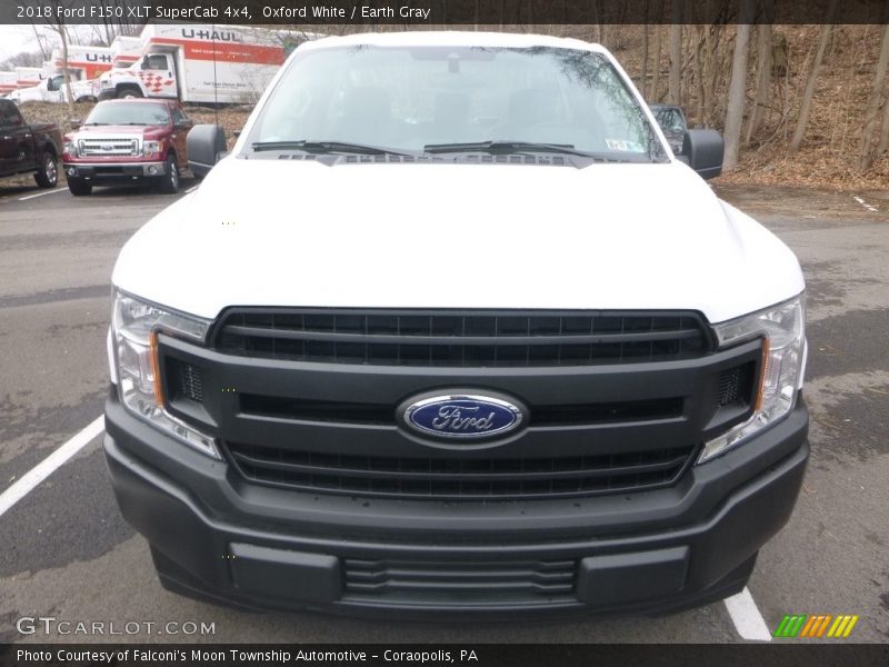 Oxford White / Earth Gray 2018 Ford F150 XLT SuperCab 4x4