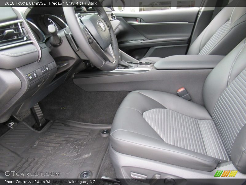 Predawn Gray Mica / Black 2018 Toyota Camry SE