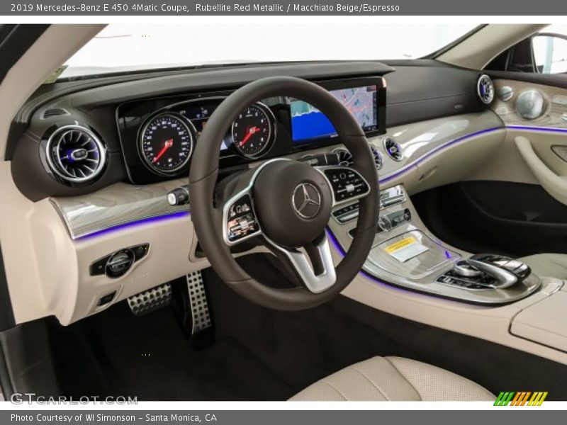 Rubellite Red Metallic / Macchiato Beige/Espresso 2019 Mercedes-Benz E 450 4Matic Coupe