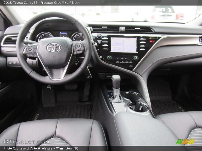 Predawn Gray Mica / Black 2018 Toyota Camry SE