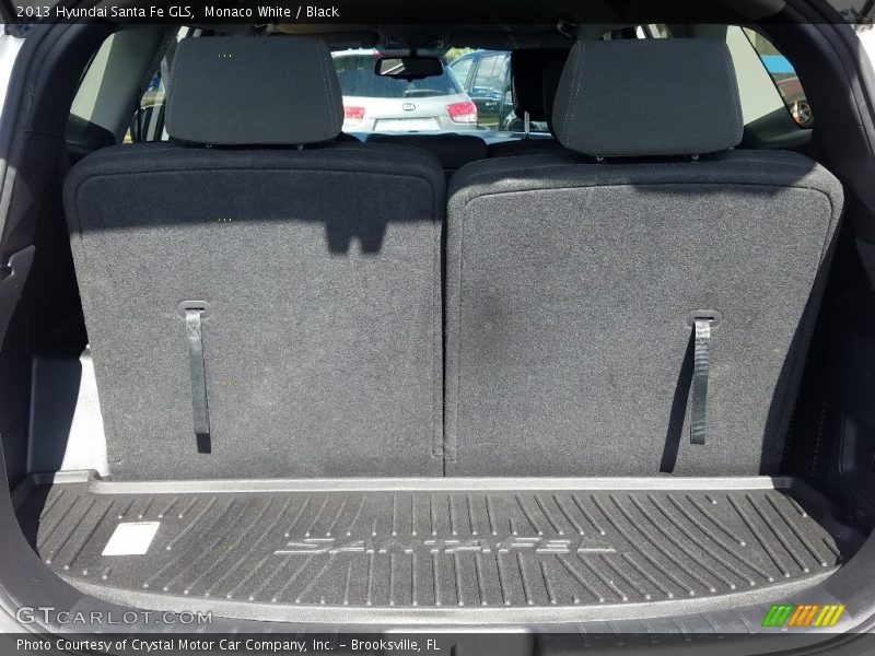 Monaco White / Black 2013 Hyundai Santa Fe GLS