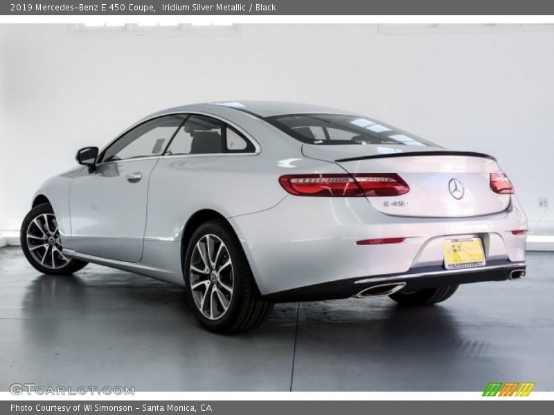 Iridium Silver Metallic / Black 2019 Mercedes-Benz E 450 Coupe