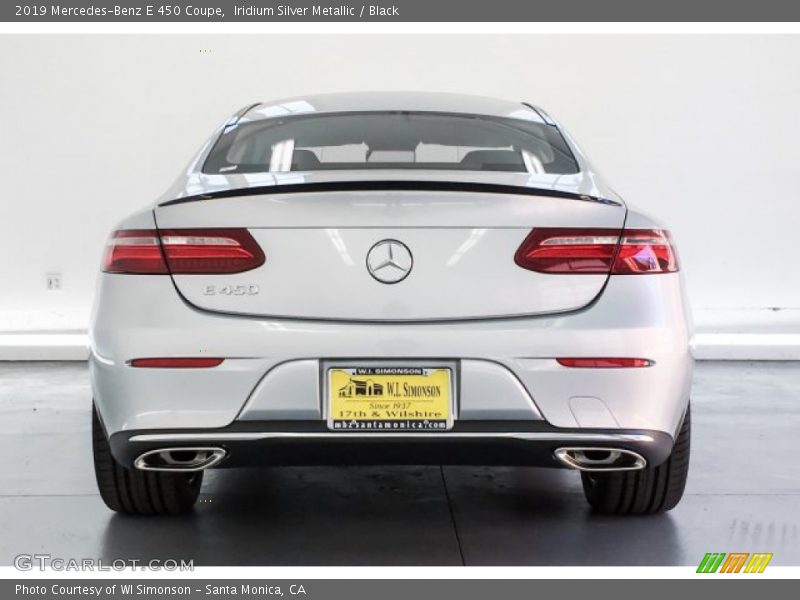 Iridium Silver Metallic / Black 2019 Mercedes-Benz E 450 Coupe