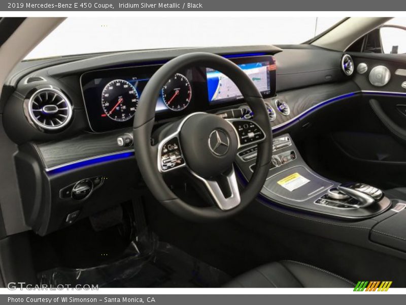 Iridium Silver Metallic / Black 2019 Mercedes-Benz E 450 Coupe