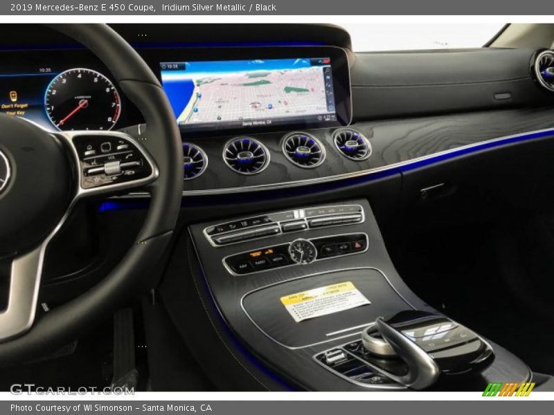 Iridium Silver Metallic / Black 2019 Mercedes-Benz E 450 Coupe