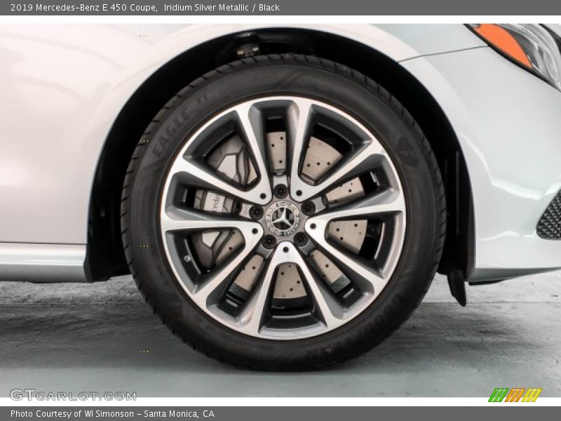 Iridium Silver Metallic / Black 2019 Mercedes-Benz E 450 Coupe