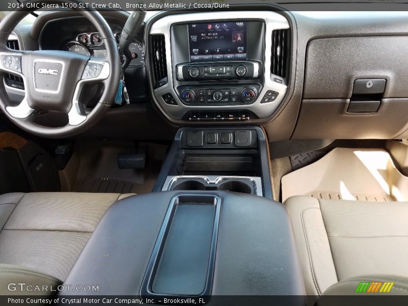 Bronze Alloy Metallic / Cocoa/Dune 2014 GMC Sierra 1500 SLT Crew Cab