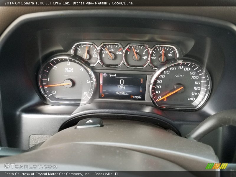 Bronze Alloy Metallic / Cocoa/Dune 2014 GMC Sierra 1500 SLT Crew Cab