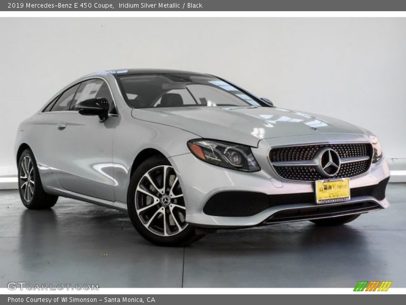 Iridium Silver Metallic / Black 2019 Mercedes-Benz E 450 Coupe