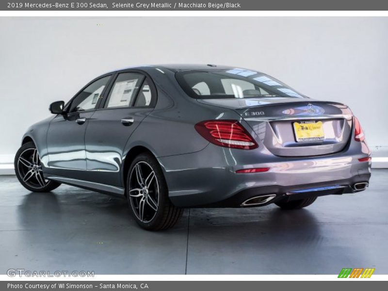 Selenite Grey Metallic / Macchiato Beige/Black 2019 Mercedes-Benz E 300 Sedan