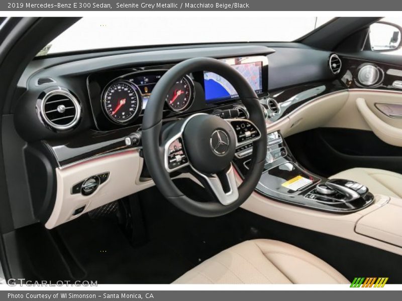 Selenite Grey Metallic / Macchiato Beige/Black 2019 Mercedes-Benz E 300 Sedan