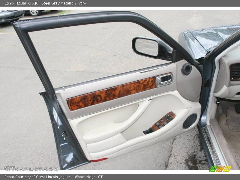 Steel Grey Metallic / Ivory 1996 Jaguar XJ XJ6