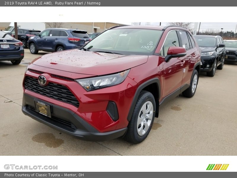 Ruby Flare Pearl / Nutmeg 2019 Toyota RAV4 LE AWD