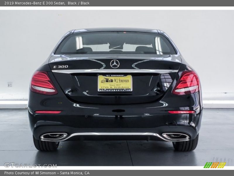 Black / Black 2019 Mercedes-Benz E 300 Sedan