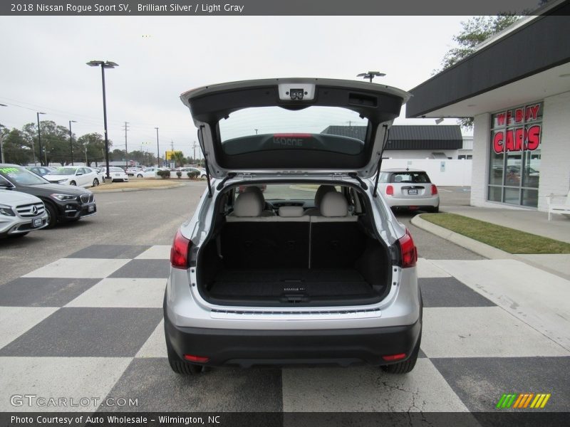 Brilliant Silver / Light Gray 2018 Nissan Rogue Sport SV