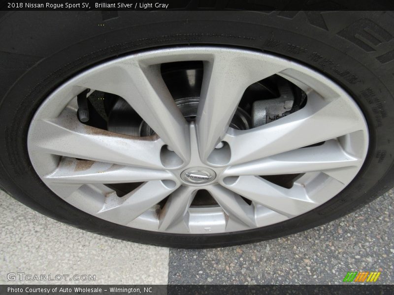 Brilliant Silver / Light Gray 2018 Nissan Rogue Sport SV