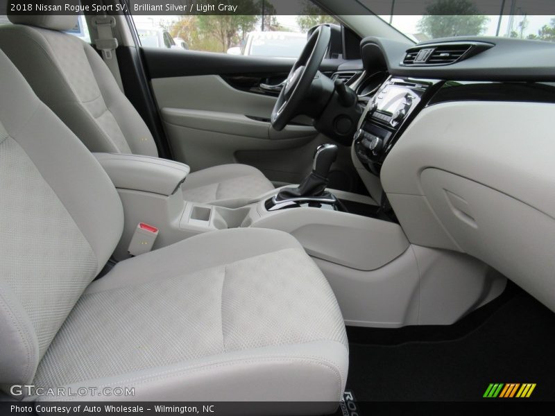 Brilliant Silver / Light Gray 2018 Nissan Rogue Sport SV