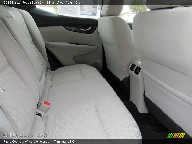 Brilliant Silver / Light Gray 2018 Nissan Rogue Sport SV