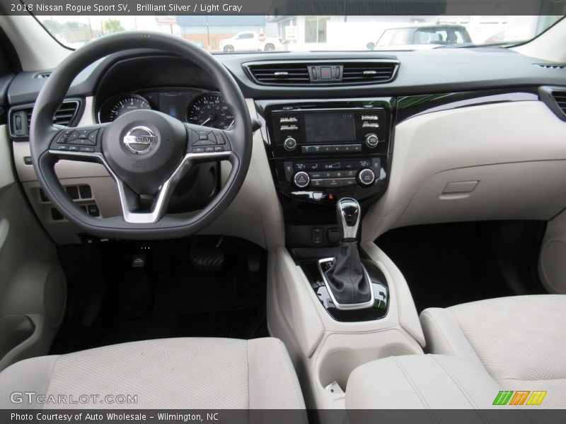 Brilliant Silver / Light Gray 2018 Nissan Rogue Sport SV