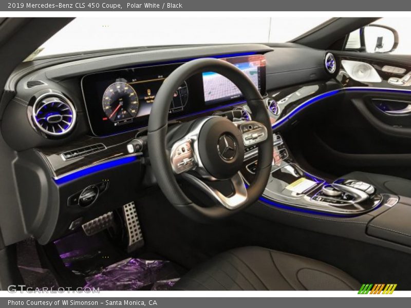 Polar White / Black 2019 Mercedes-Benz CLS 450 Coupe